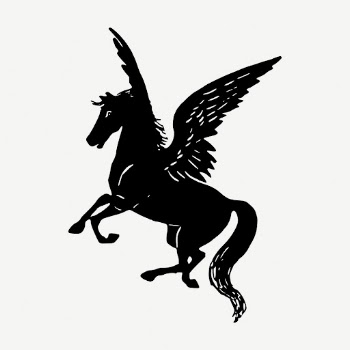 Pegasus mythical animal collage element, | Free PSD - rawpixel