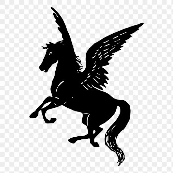 Pegasus mythical animal png drawing | Free PNG - rawpixel