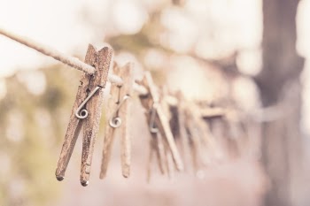 Pegs on Washing LIne Free Photo 