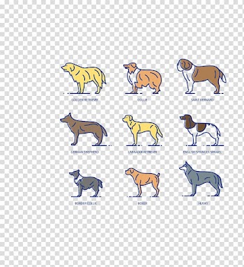 Pekingese Cuteness Pet Icon, color nine dog pattern transparent background PNG clipart