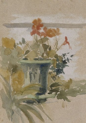 Pelargoniums on the terrace, 1890 | Free Photo - rawpixel