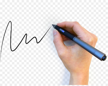 Pen Ace Options AB Touchscreen Writing - hand with pen png download ...