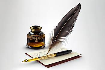Pen and book