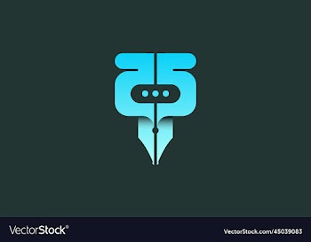 pen chat and letter o t logo
