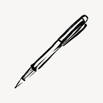 Pen doodle clipart, drawing illustration, | Free Photo - rawpixel