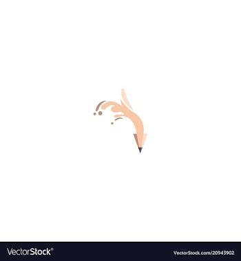 Pen logo vector image