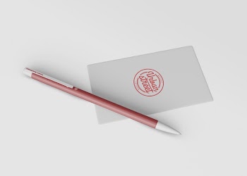 Pen mockup for merchandising Free Psd