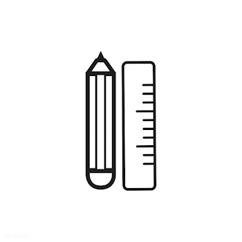 Pencil and ruler icon vector | Free stock vector - 533379