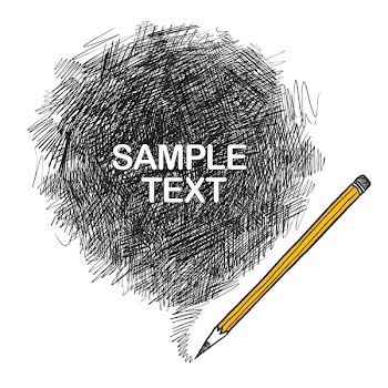 Pencil background. Hand-drawn.