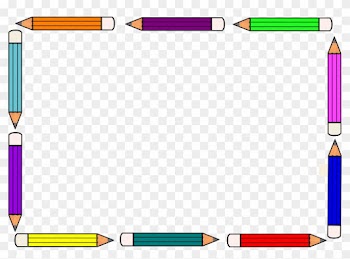 Pencil Border Clipart - Pencil Frame Clipart
