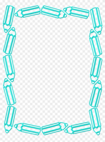 Pencil Borders And Frames Clipart - Free Doodle Frame Colorful