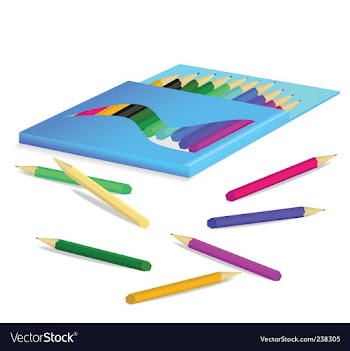  					Pencil box vector image														