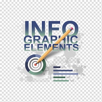 Pencil Drawing Infographic, watercolor and pen transparent background PNG clipart
