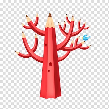 Pencil , Pencil tree transparent background PNG clipart