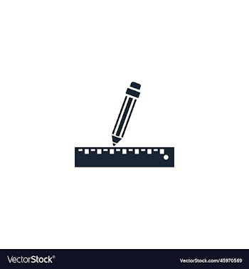 pencil ruler creative icon from stationery icons