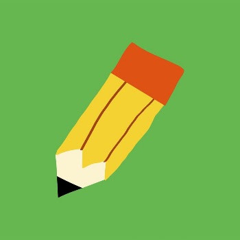 Pencil sticker, cute doodle in colorful | Free PSD Illustration - rawpixel