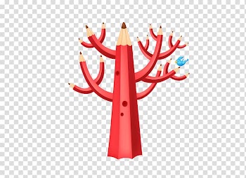 Pencil Tree , Pencil tree transparent background PNG clipart