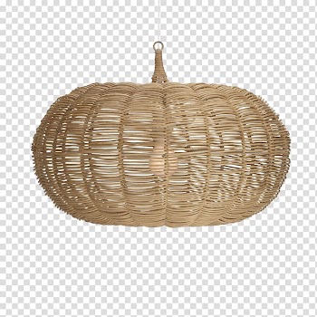 Pendant light Lighting Charms & Pendants Rattan, light transparent background PNG clipart