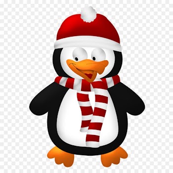 Penguin Christmas Bird Clip art - Cute Christmas Penguin Transparent PNG Clipart 