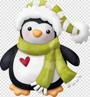 Penguin Christmas lights , penguins transparent background PNG clipart