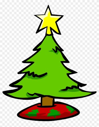 Penguin Clipart Christmas Tree - Christmas Tree Club Penguin