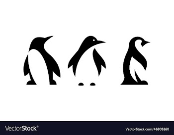 penguin logo design penguin logo template