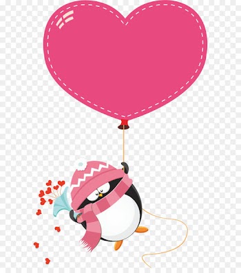 Penguin Love Stock illustration Valentine's Day - penguin 