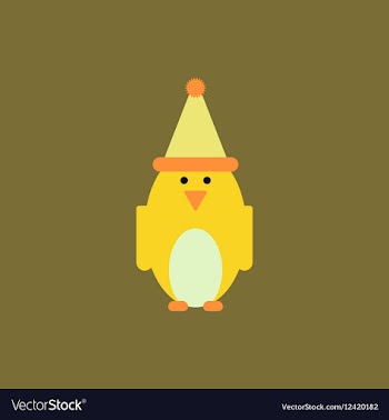 Penguin Penguin in winter hat vector image