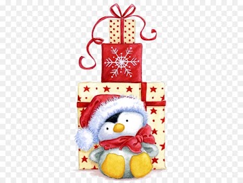 Penguin Santa Claus Christmas Gift Clip art - Christmas Gift 