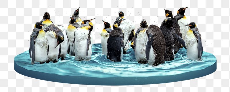 Penguins png sticker, animal, transparent | Free PNG - rawpixel