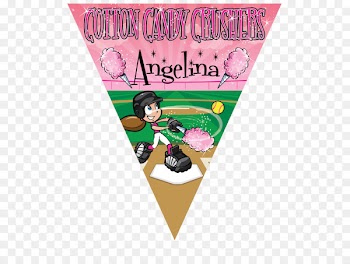 Pennant Baseball Team Cotton candy Softball - baseball 