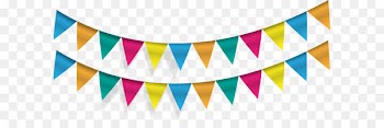 Pennon Flag Banner Party Bunting - Vector triangle flags 