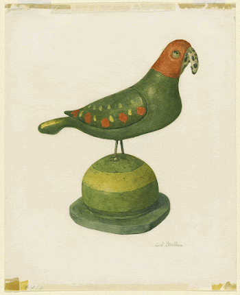 Pensylvania German Carved Bird (1935&ndash;1942) | Free Photo - rawpixel
