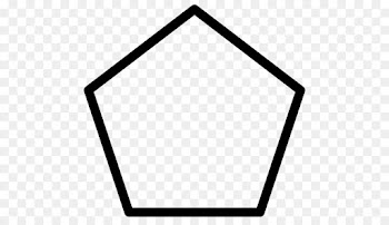 Pentagon, Shape, Geometric Shape, Line PNG