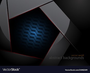 Pentagonal steel vector image