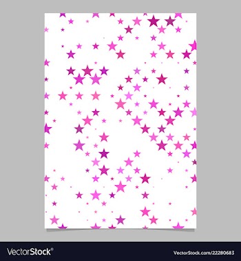 Pentagram pattern brochure design - stationery vector image
