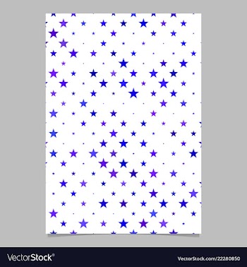 Pentagram pattern flyer design - cover background vector image