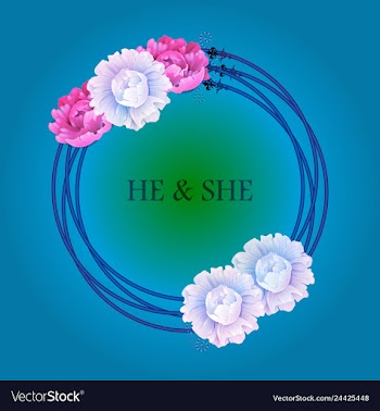 Peony rose ranunculus pink flowers and decorative vector image