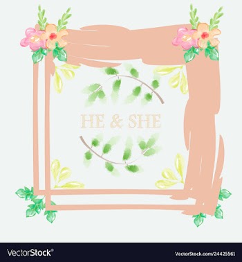 Peony rose ranunculus pink flowers and decorative vector image