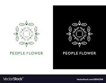 people and flowers for community and health care