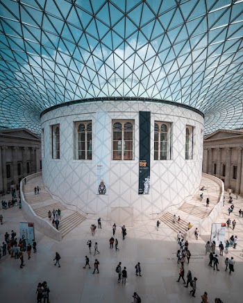 People At A Museum