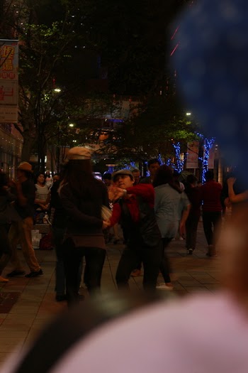 People at the Streets during Night
