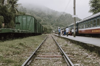 People at Train Station