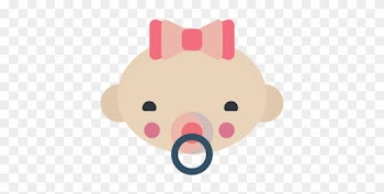 People Baby Girl Png Icons Png Images - Baby Icon Pink Png
