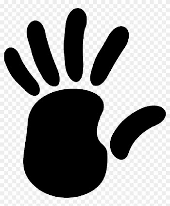 People Baby, Monkey, Black, Left, Right, Outline, Hand, - Left Hand Clip Art
