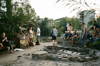 People Beside Rocks