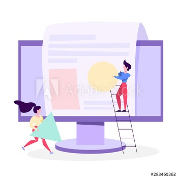 People build website