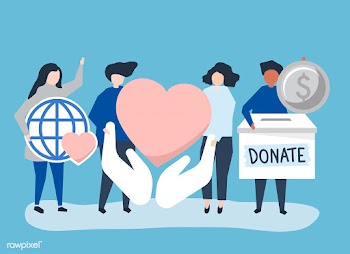 People carrying donation and charity related .. | Free stock vector - 479604