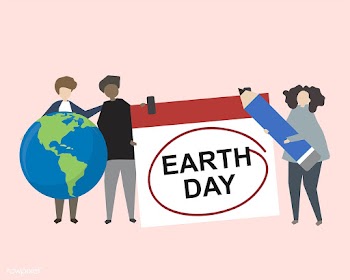 People celebrating Earth day illustration | Free stock vector - 469888