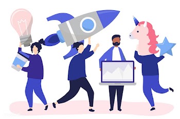 People characters holding creative business c.. | Free stock vector - 479039